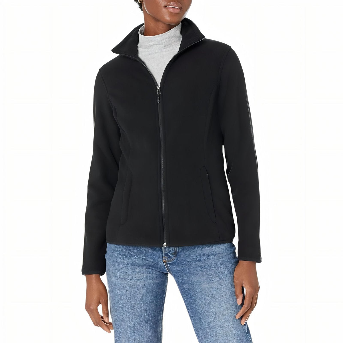 Veste Polaire Randonnée Femme noir