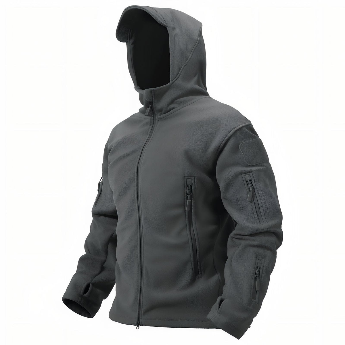 Veste Polaire Randonnée Homme gris