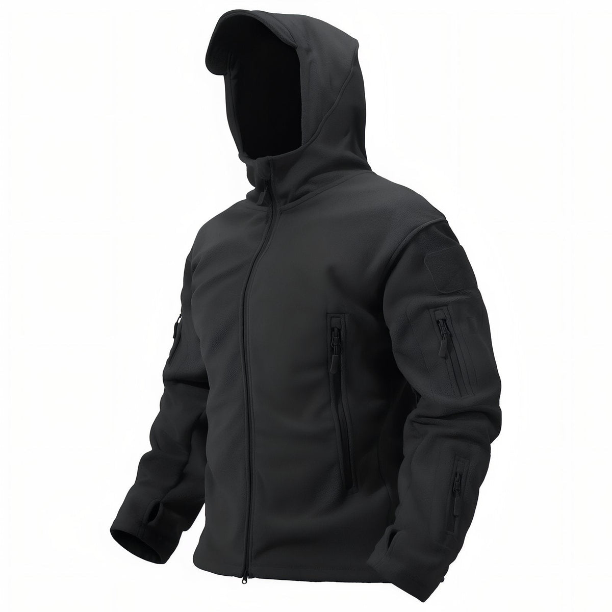 Veste Polaire Randonnée Homme noir