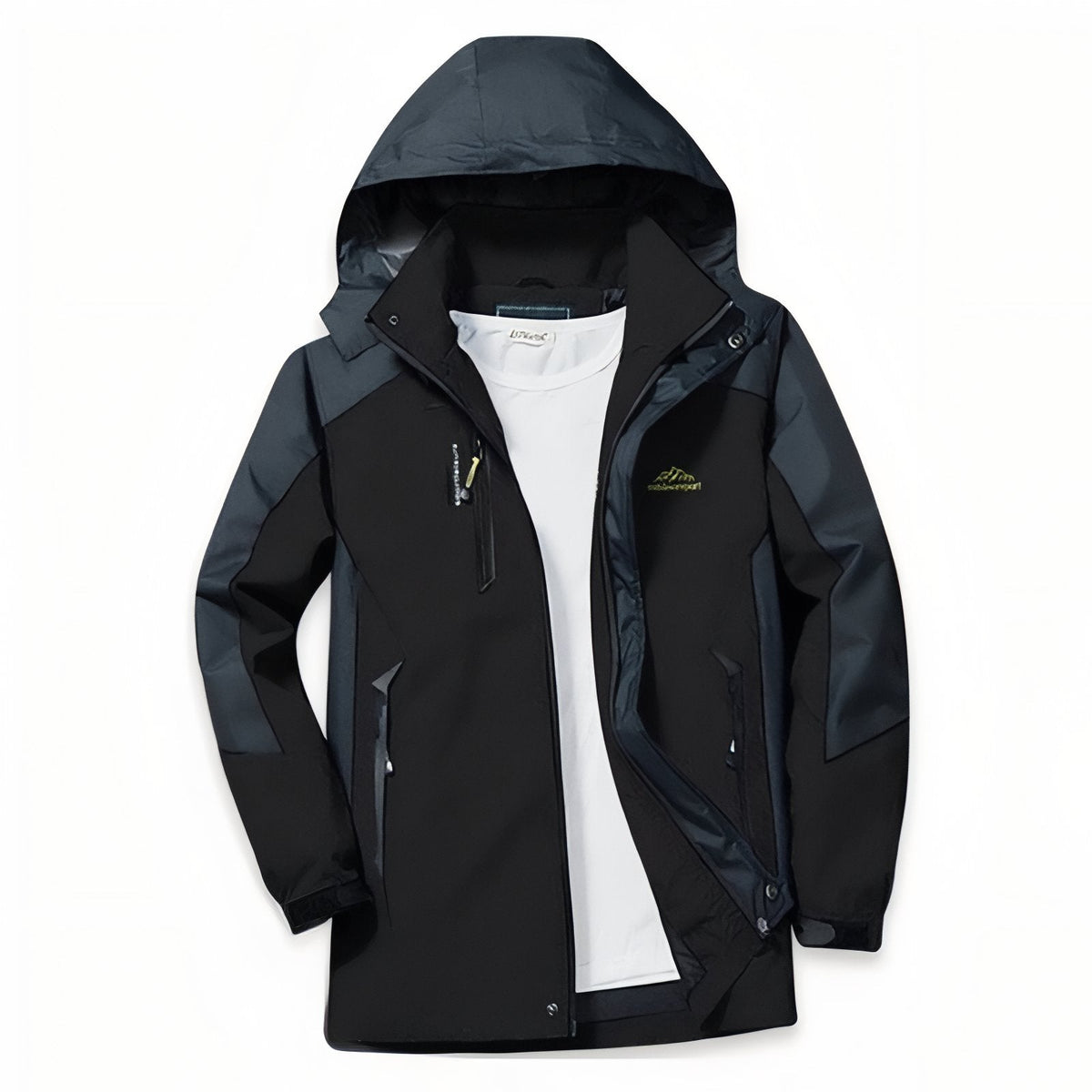 Veste Randonnée Femme Imperméable Et Respirante noir
