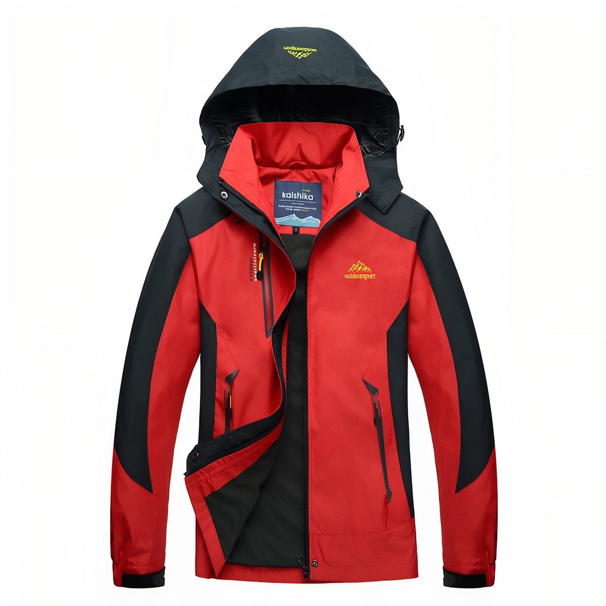 Veste Randonnée Femme Imperméable Et Respirante rouge