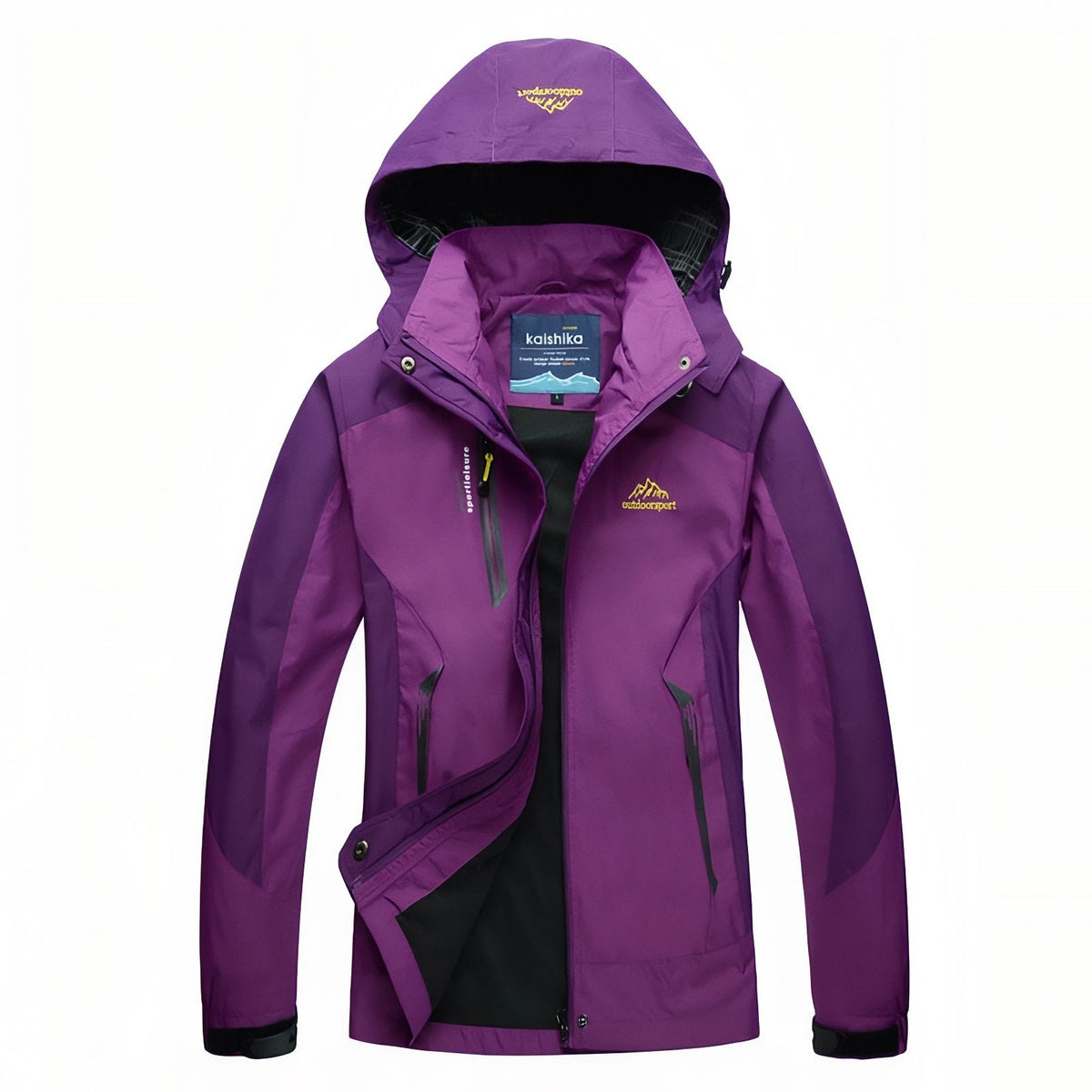 Veste Randonnée Femme Imperméable Et Respirante violet